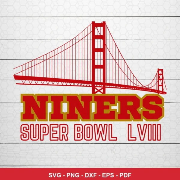 modern minimalist with clean lines and bold typography 49ers player SVG for Cricut and Silhouette