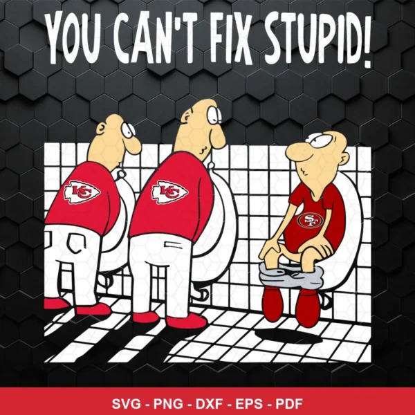 cartoon, humorous, modern digital illustration 49ers Grinch SVG expressing mockery and dominance for Cricut and Silhouette