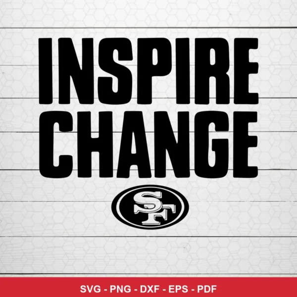 minimalist, modern typography-focused with team logo 49ers player SVG for Cricut and Silhouette