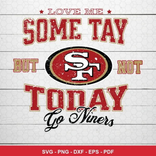 vintage distressed typography with a clean, simple layout 49ers player SVG for Cricut and Silhouette