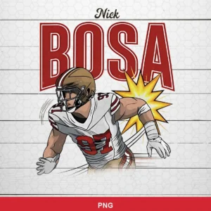 modern cartoon style with dynamic action lines and comic book explosion effect 49ers player SVG for Cricut and Silhouette