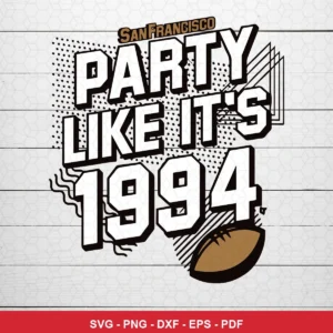 modern cartoon with bold typography and graphic elements 49ers player SVG for Cricut and Silhouette