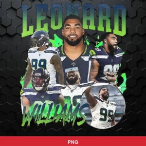 Seahawks player SVG design