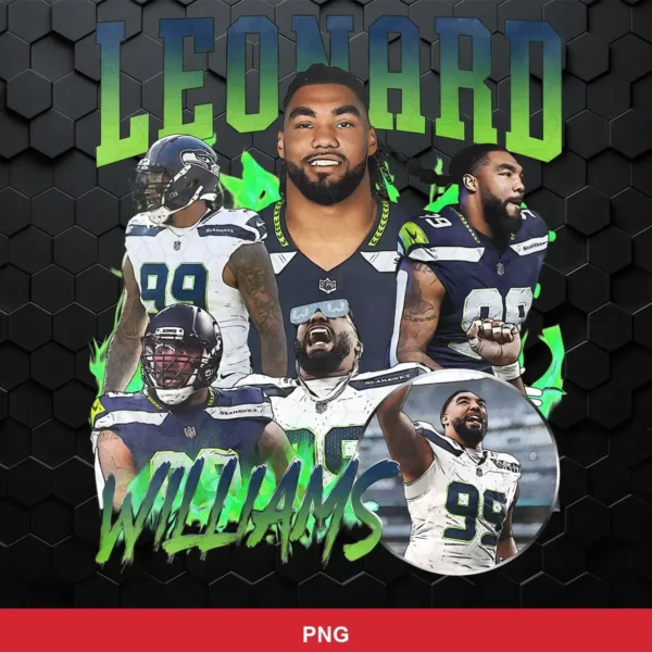 Seahawks player SVG design