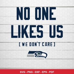 minimalist, modern typography-focused design Seahawks SVG expressing defiance/pride for Cricut and Silhouette