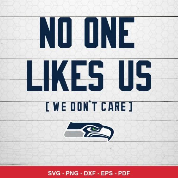 minimalist, modern typography-focused design Seahawks SVG expressing defiance/pride for Cricut and Silhouette