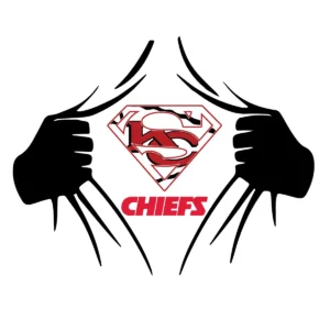 modern and bold with a playful twist Chiefs logo SVG design showing excitement and pride for Cricut and Silhouette cutting machines