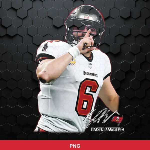 modern photographic with digital enhancement and hexagonal pattern overlay Nfl player SVG for Cricut and Silhouette