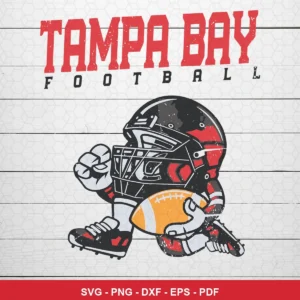 cartoon, modern, playful Nfl SVG expressing team pride and energy for Cricut and Silhouette