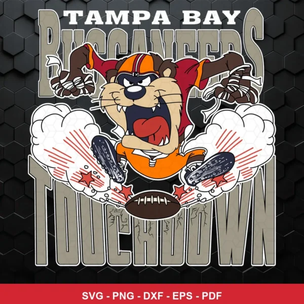 cartoon, bold, modern sports graphic Nfl SVG expressing celebration and team pride for Cricut and Silhouette