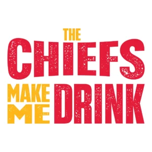 bold and modern with a playful twist Chiefs classic SVG design showing excitement and camaraderie for Cricut and Silhouette cutting machines