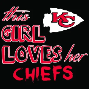 bold and modern with a playful touch Chiefs classic SVG design showing excitement and pride for Cricut and Silhouette cutting machines
