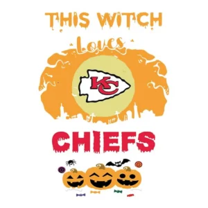 playful and festive with a Halloween theme Chiefs classic SVG design showing joy and excitement for Cricut and Silhouette cutting machines