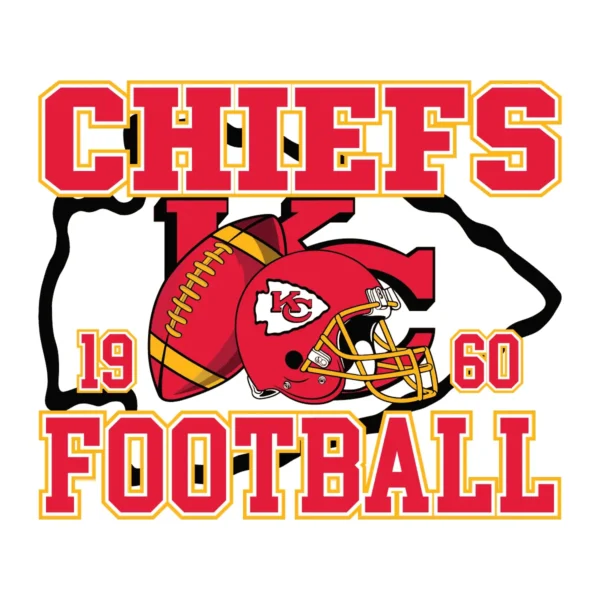 bold and vintage Chiefs helmet SVG design showing excitement for Cricut and Silhouette cutting machines