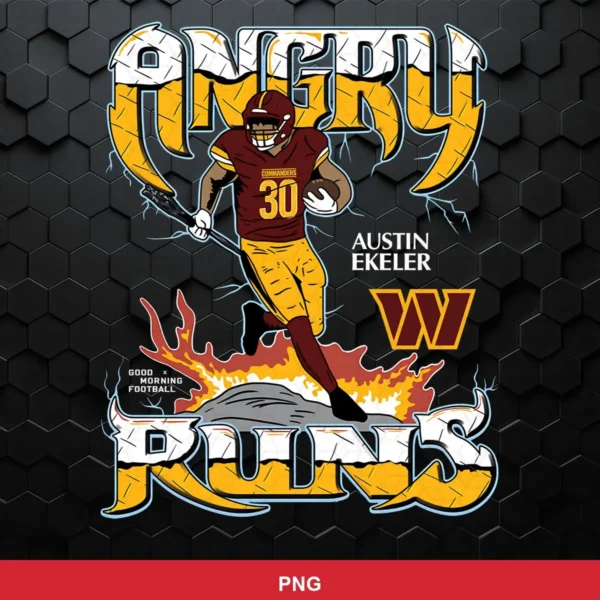 modern cartoon style with bold, dynamic typography and electric effects Nfl player SVG for Cricut and Silhouette