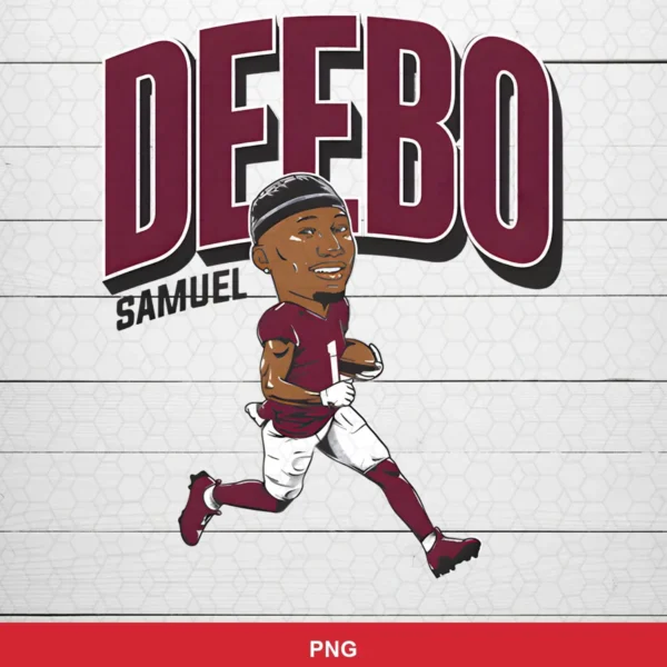 modern cartoon style with bold outlines and simplified caricature features Nfl SVG for Cricut and Silhouette