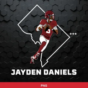 modern, clean vector art with a minimalist background Nfl player SVG for Cricut and Silhouette