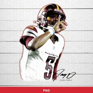modern digital sports photography with graphic outline and signature overlay Nfl player SVG for Cricut and Silhouette