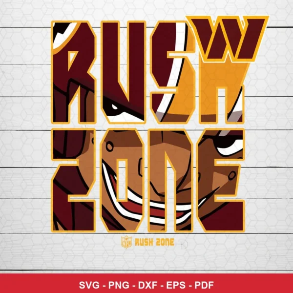 modern cartoon style with bold typography and team-themed character integration Nfl SVG for Cricut and Silhouette