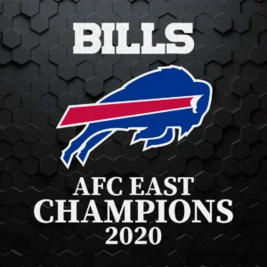 AFC East Champions 2020 Football Team Buffalo Bills SVG
