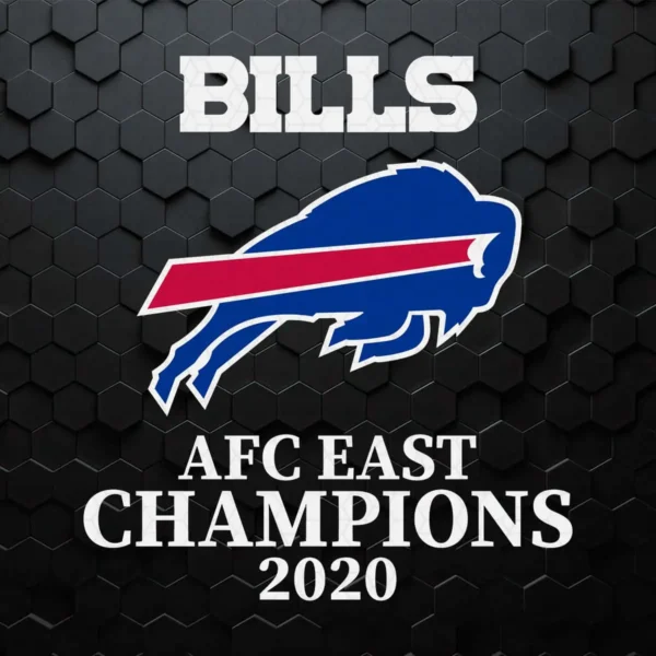 AFC East Champions 2020 Football Team Buffalo Bills SVG