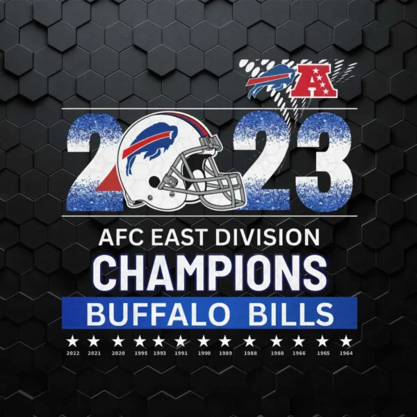 AFC East Champions 2023 Buffalo Bills Logo PNG
