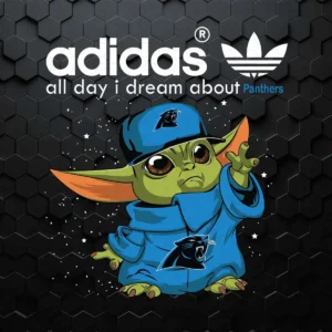 Adidas All Day I Dream About Panthers SVG Cricut File