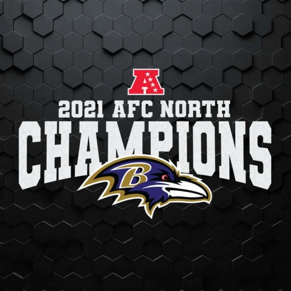 Afc North Champions Baltimore Ravens SVG