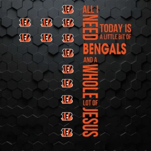 modern with bold elements Bengals classic SVG design showing excitement for Cricut and Silhouette cutting machines