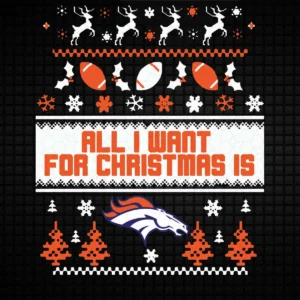 vintage with a playful holiday theme Broncos classic SVG design showing joy and nostalgia for Cricut and Silhouette cutting machines
