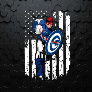 American Football Captain America Buffalo Bills Logo SVG