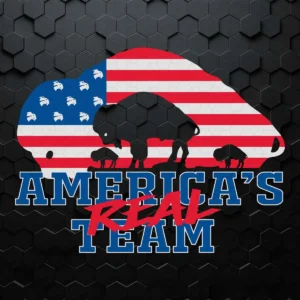 America's Real Team In Buffalo Bills Fans Super Bowl SVG