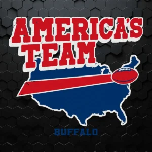 America's Team Buffalo Bills NFL Super Bowl SVG Cricut File