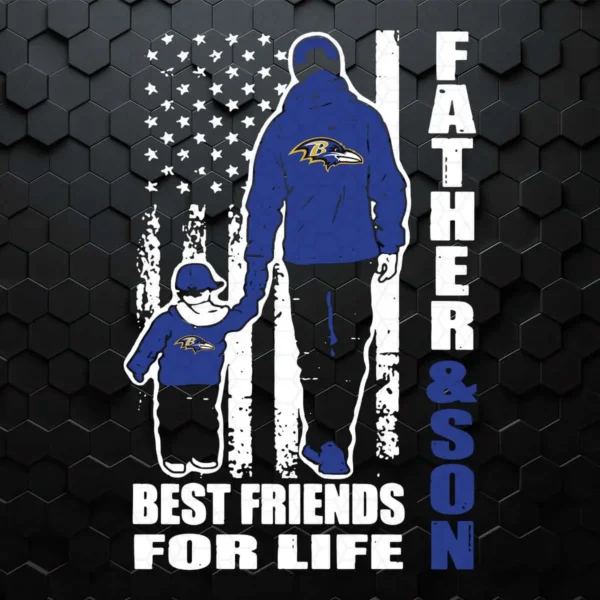 And Son Best Friends For Life Ravens SVG