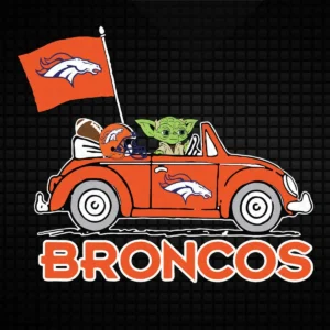 playful and modern with a vintage touch Broncos classic SVG design showing joy and camaraderie for Cricut and Silhouette cutting machines