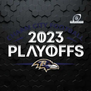 Baltimore Ravens 2023 Nfl Playoffs SVG Digital Download