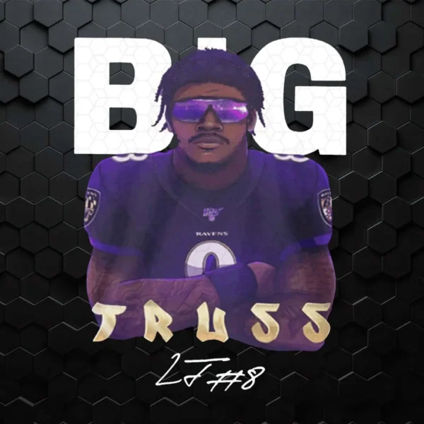 Baltimore Ravens Big Truss Lamar Jackson PNG