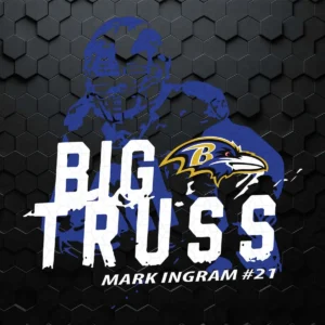 Baltimore Ravens Big Truss SVG Cricut File Clipart
