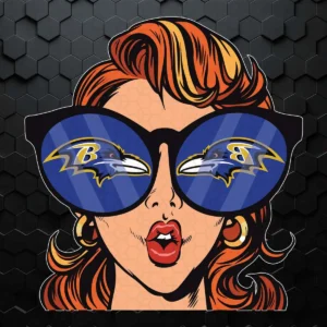 Baltimore Ravens Fan Girl SVG Digital File