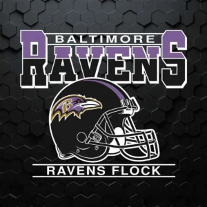 Baltimore Ravens Flock Helmet SVG Digital Download