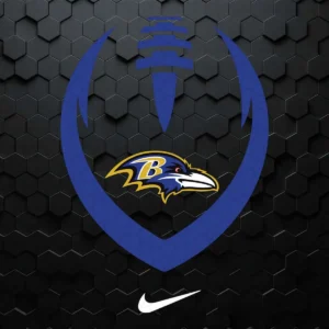 Baltimore Ravens Football Helmet Logo SVG
