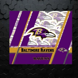 Baltimore Ravens Logo Collage SVG