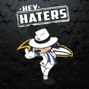 Baltimore Ravens Mickey Mouse Hey Haters SVG