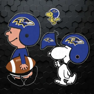 Baltimore Ravens SVG Snoopy And Peanut SVG
