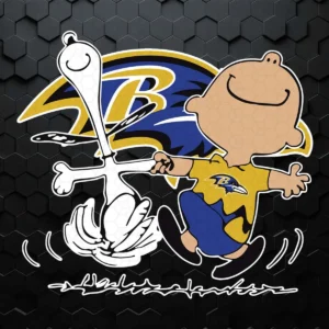 Baltimore Ravens Snoopy And Peanut Cricut File Clipart Nfl SVG