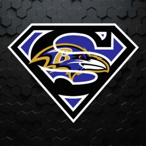 Baltimore Ravens Super Fan Emblem SVG