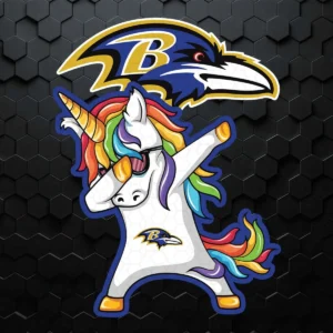 Baltimore Ravens Unicorn Dabbing SVG Cricut Digital Download