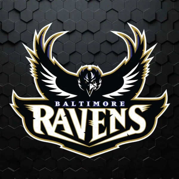 Baltimore Ravens Winged Emblem SVG