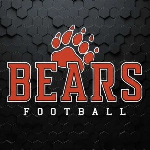 Bears Football SVG NFL Chicago Bears Super Bowl Football Team
