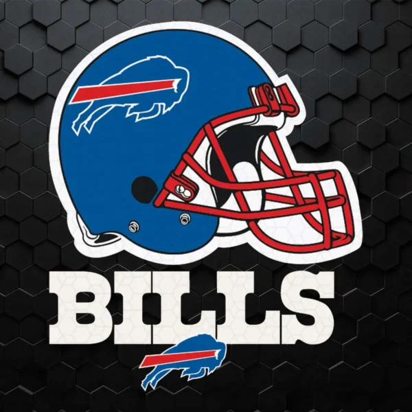 Beautiful Logo Buffalo Bills Helmet SVG Digital Download